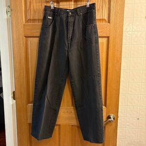 Vtg Y2K Kenneth Cole Reaction Mens Jeans Black Straight Denim 32X31 - Hong Kong